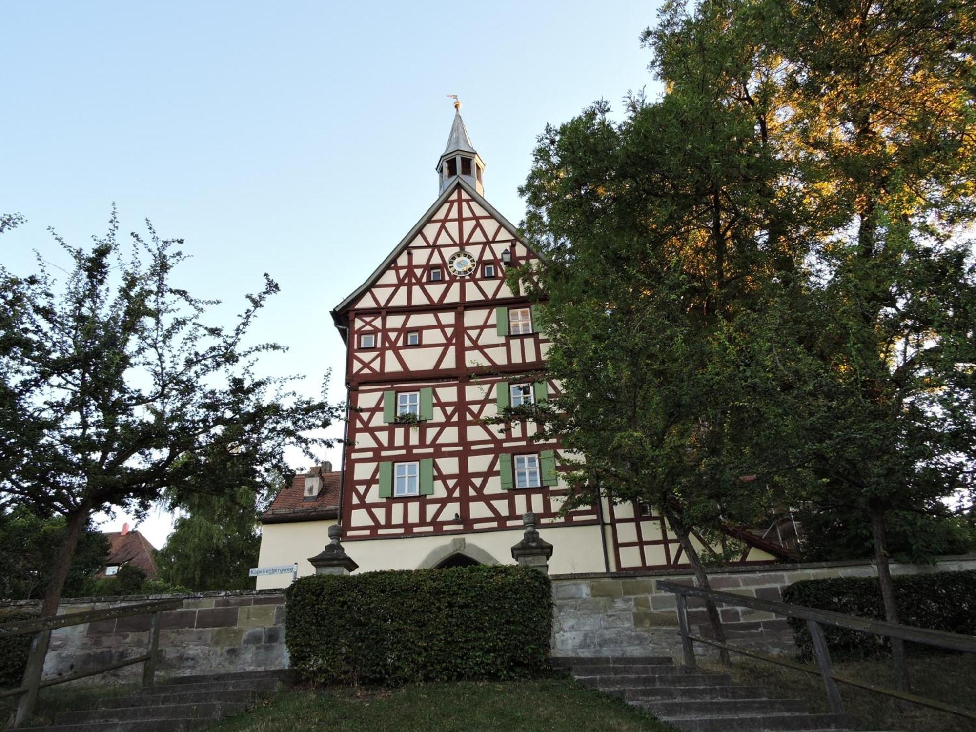 Turmstueble Im Torhaus Von 1545 Apartman Burgbernheim Kültér fotó